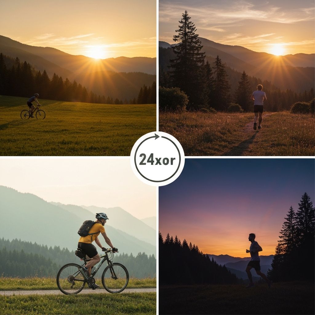 Natural daily activity cycles with morning light and outdoor movement